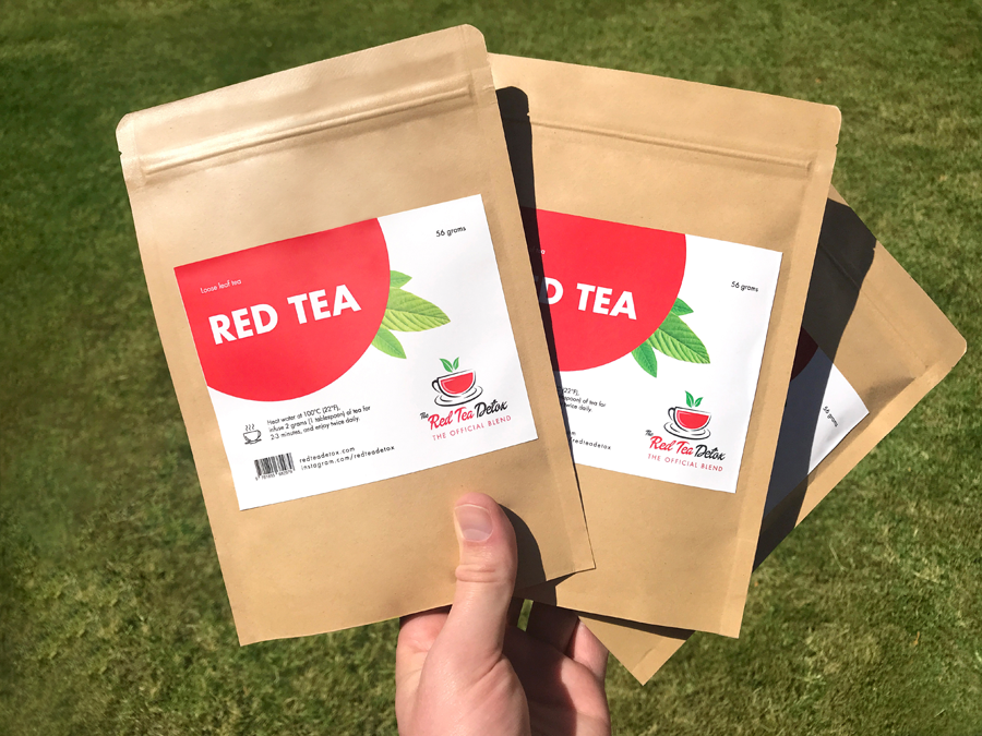 3 Packets of Red Tea Detox